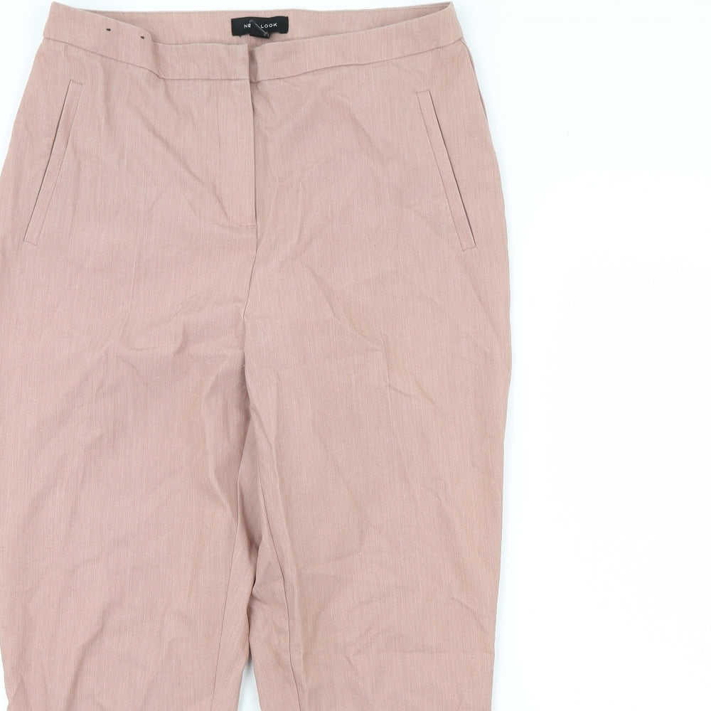New Look Womens Pink   Trousers  Size 10 L30 in