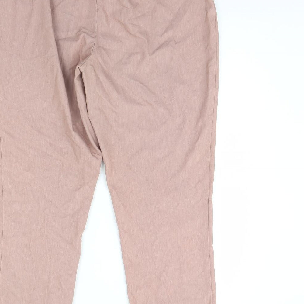 New Look Womens Pink   Trousers  Size 10 L30 in