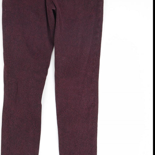 H&M Womens Purple   Trousers  Size 10 L29 in