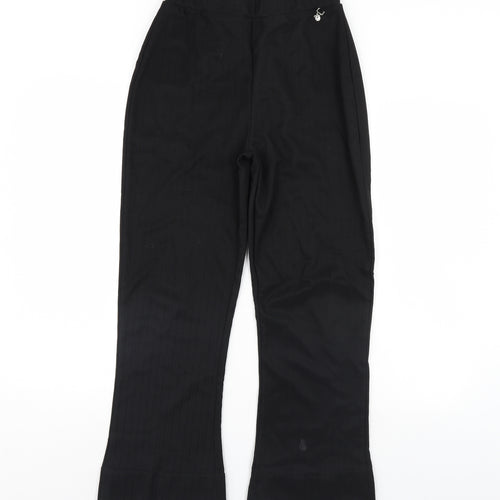 Preworn Womens Black   Trousers  Size 12 L29 in