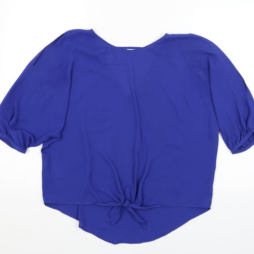 New Look Womens Blue   Basic Blouse Size 12