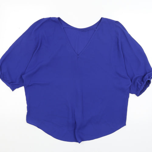 New Look Womens Blue   Basic Blouse Size 12