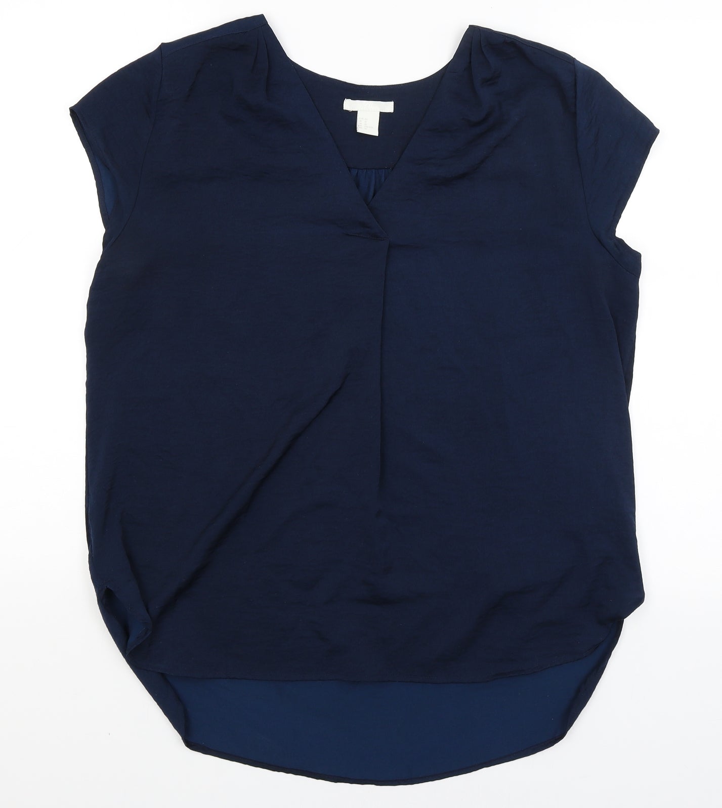 H&M Womens Blue   Basic Blouse Size 12