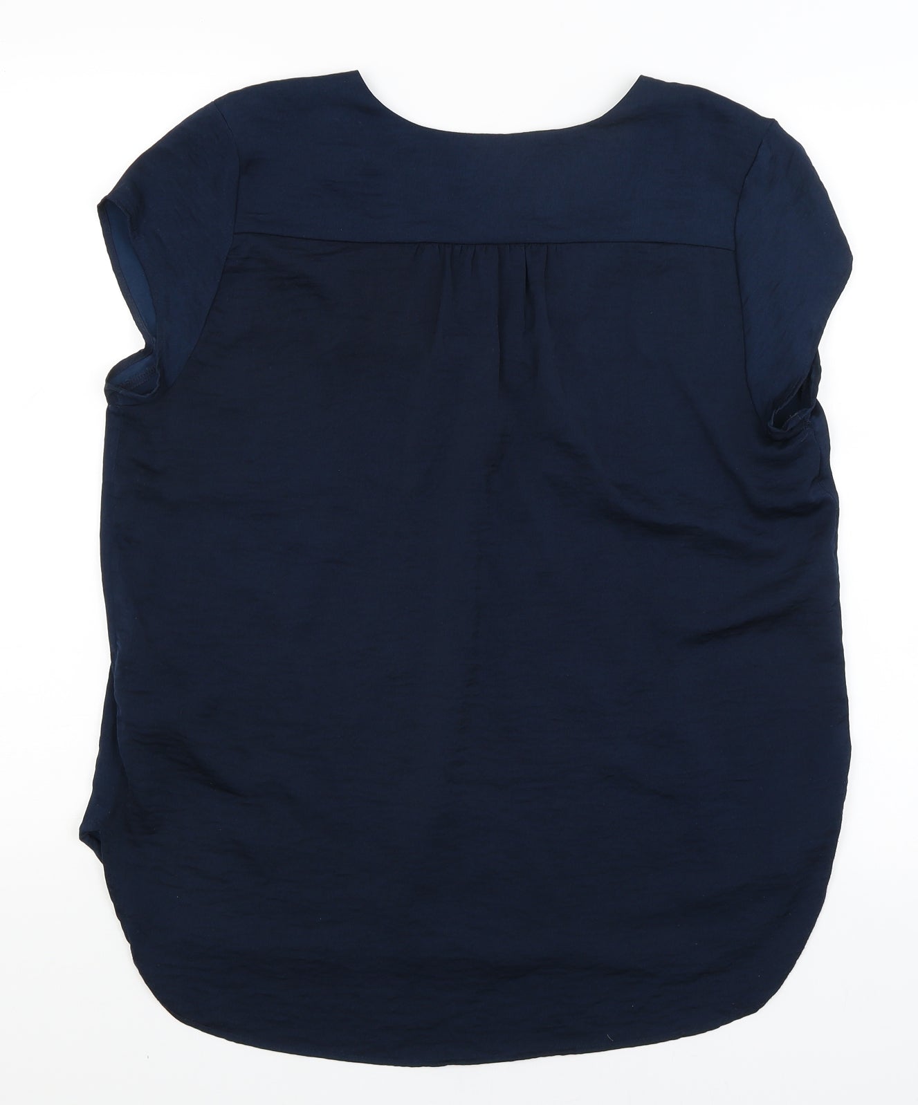H&M Womens Blue   Basic Blouse Size 12