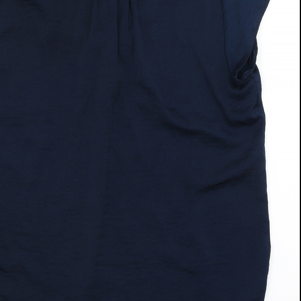H&M Womens Blue   Basic Blouse Size 12
