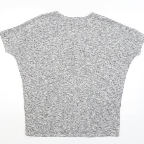 Select Womens Grey   Basic T-Shirt Size 12