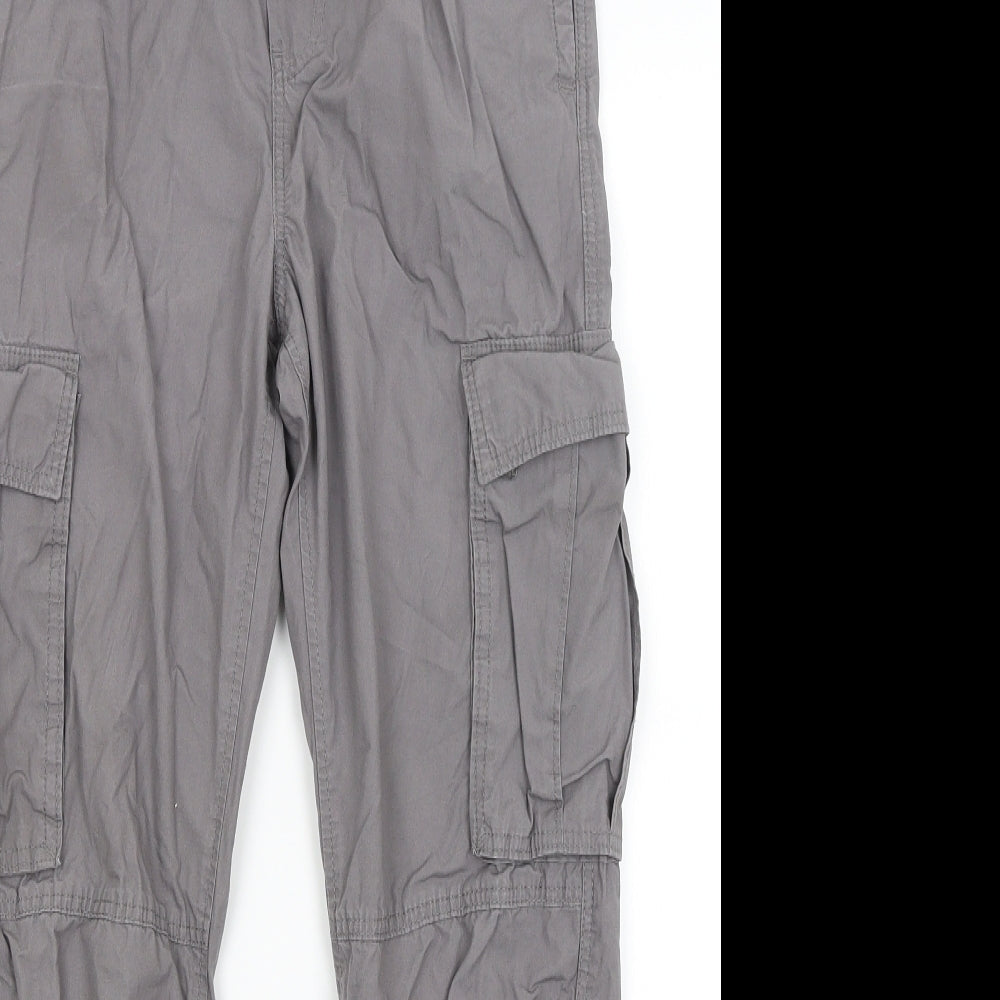 H&M Girls Grey   Cargo Trousers Size 13-14 Years