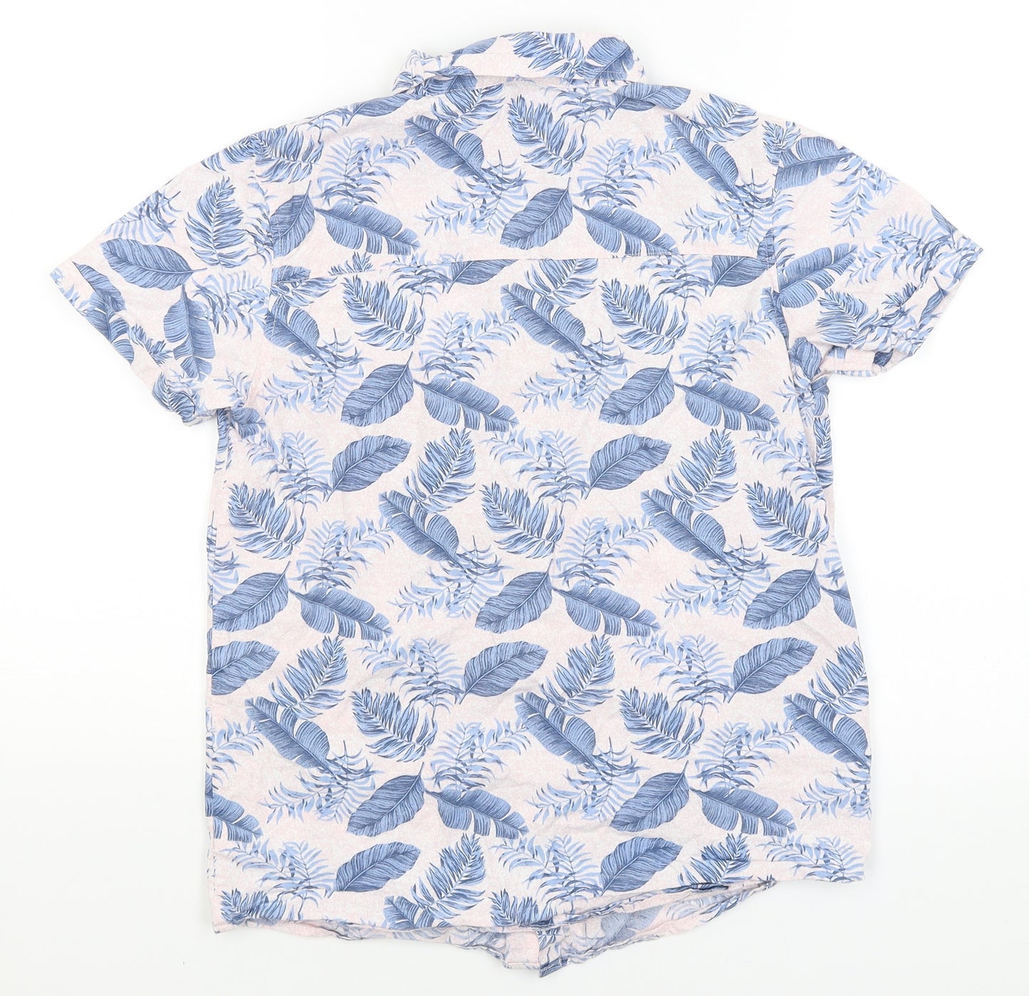 Primark Boys Blue Floral  Basic Button-Up Size 13-14 Years