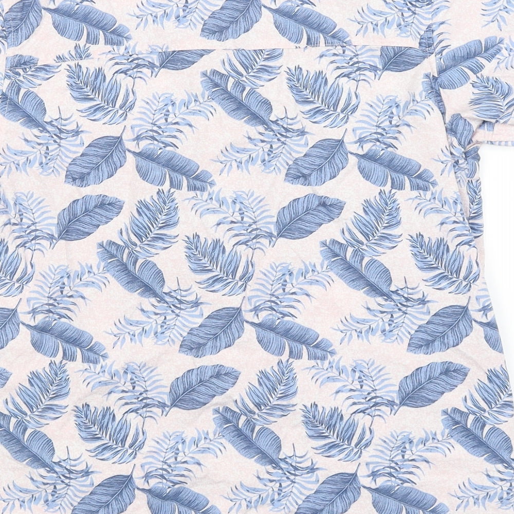 Primark Boys Blue Floral  Basic Button-Up Size 13-14 Years