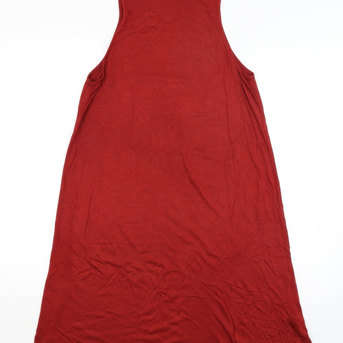 Divided Womens Red   Tank Dress  Size 12