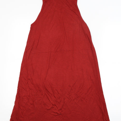Divided Womens Red   Tank Dress  Size 12