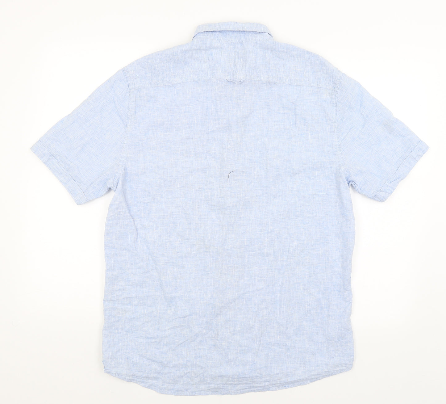 George Mens Blue    Button-Up Size M