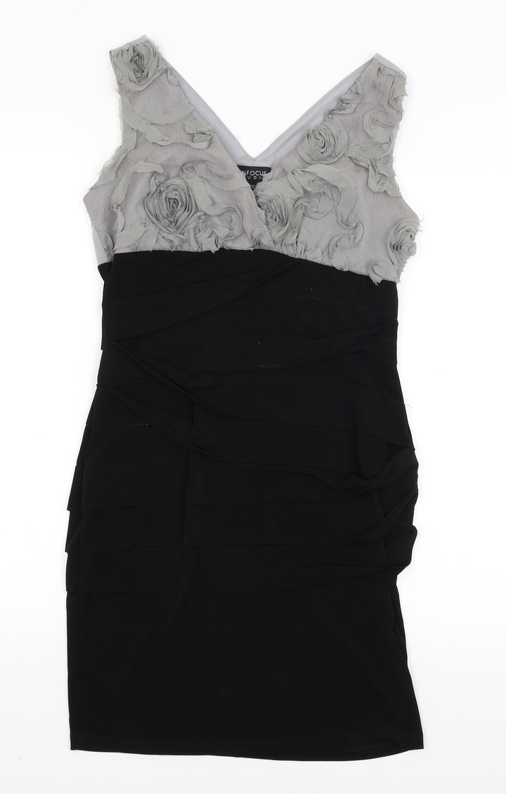 En Focus Womens Black   Bodycon  Size 10