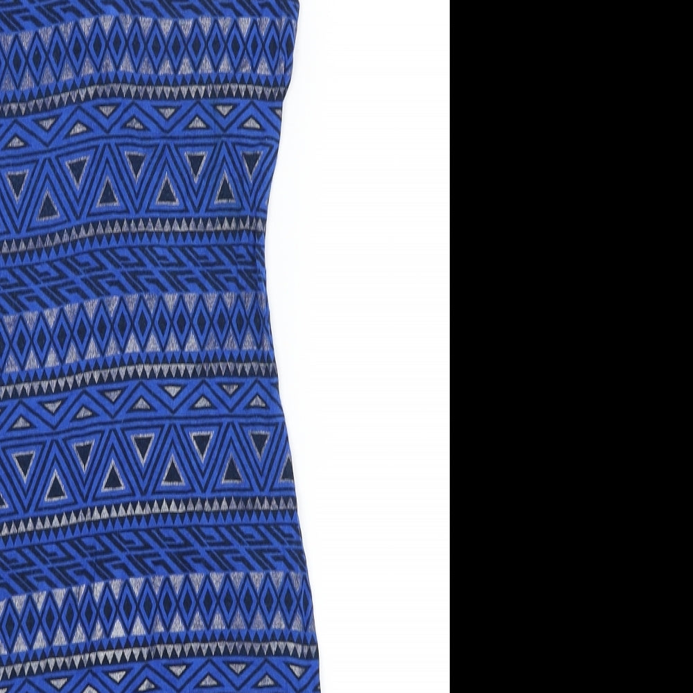 New Look Girls Blue Geometric  Mini  Size 10-11 Years