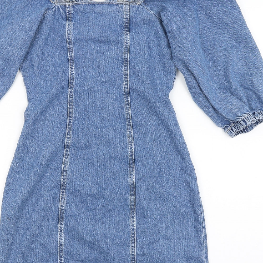 Denim Co Womens Blue   Shirt Dress  Size 6