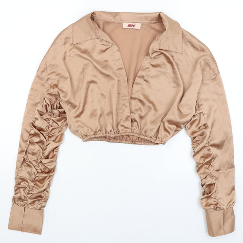 Miss Pap Womens Gold   Jacket  Size 12