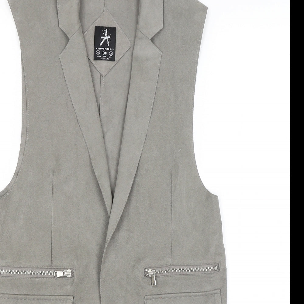 Atmosphere Womens Grey   Wrap Jumper Size 6