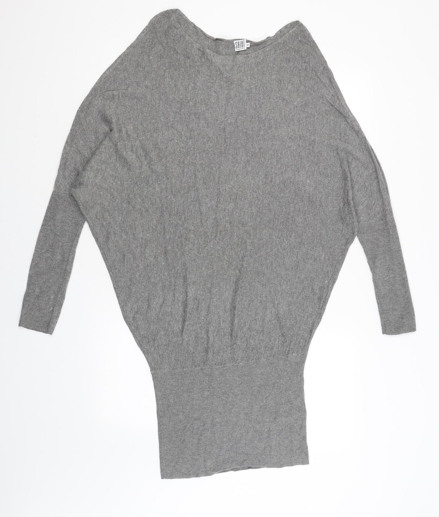 Saint Tropez Womens Grey   Jumper Dress  Size XS