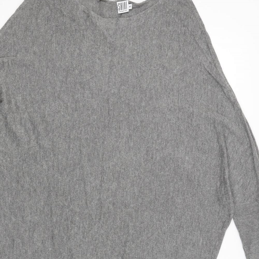 Saint Tropez Womens Grey   Jumper Dress  Size XS