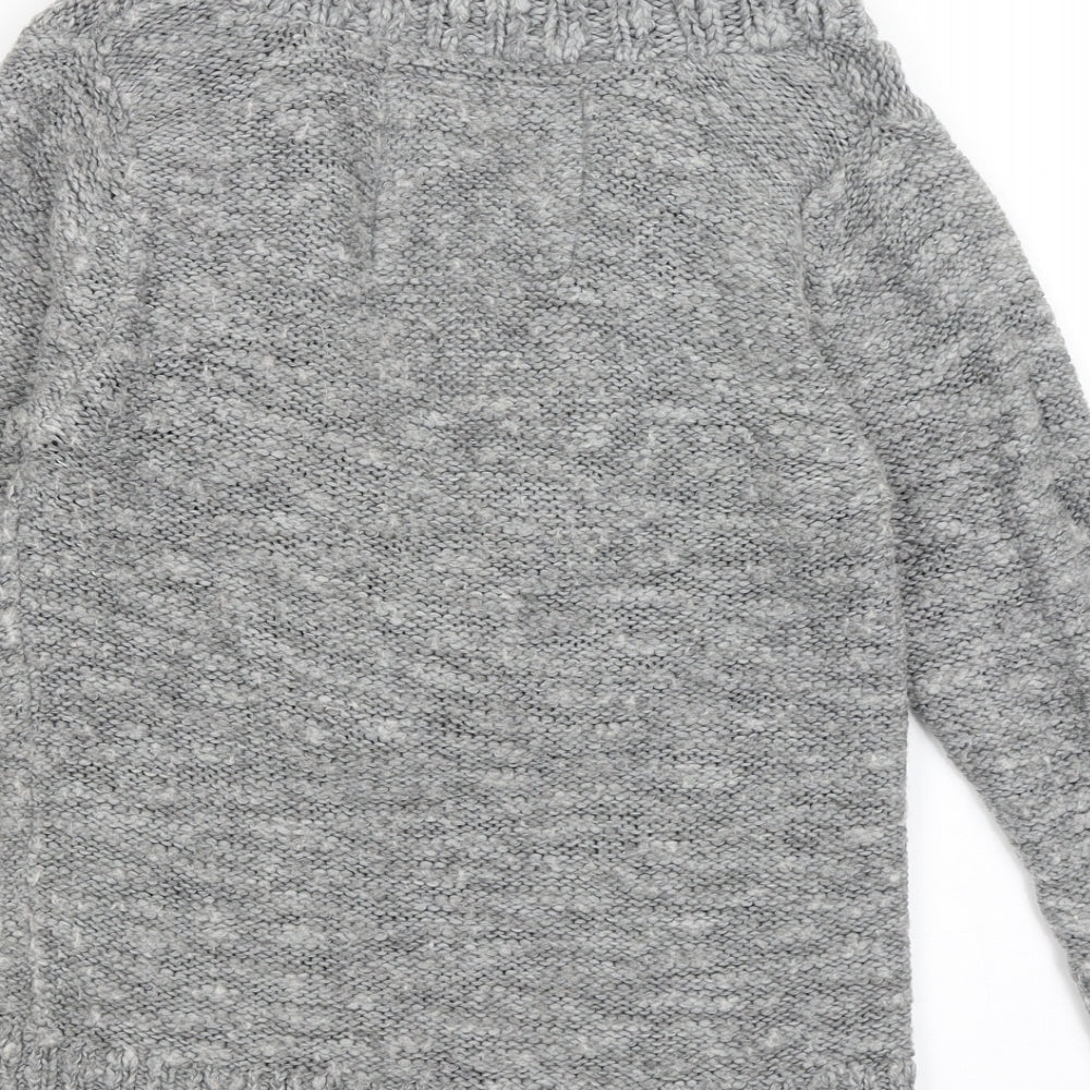 Abercrombie & Fitch Mens Grey   Henley Jumper Size S