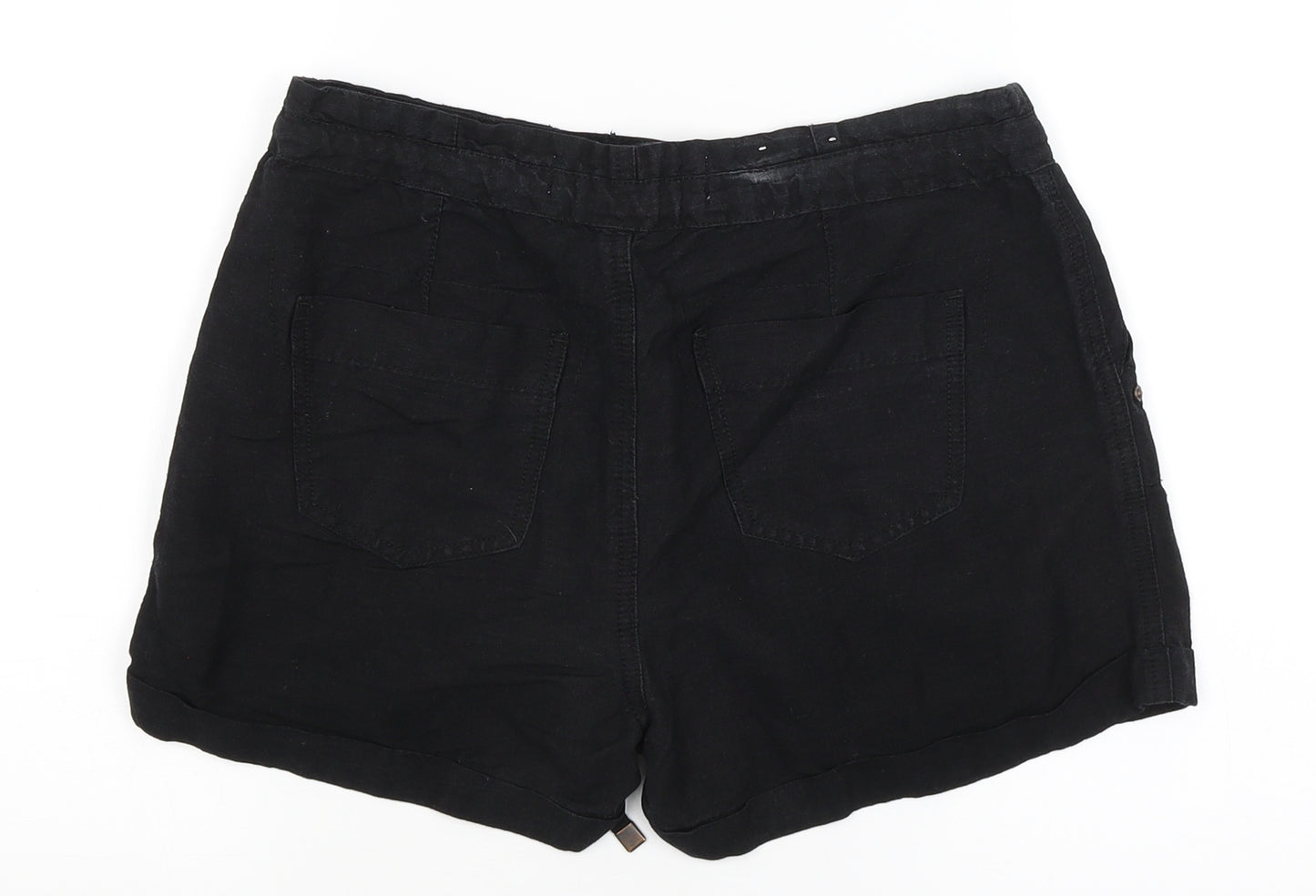 New Look Womens Black   Hot Pants Shorts Size 8