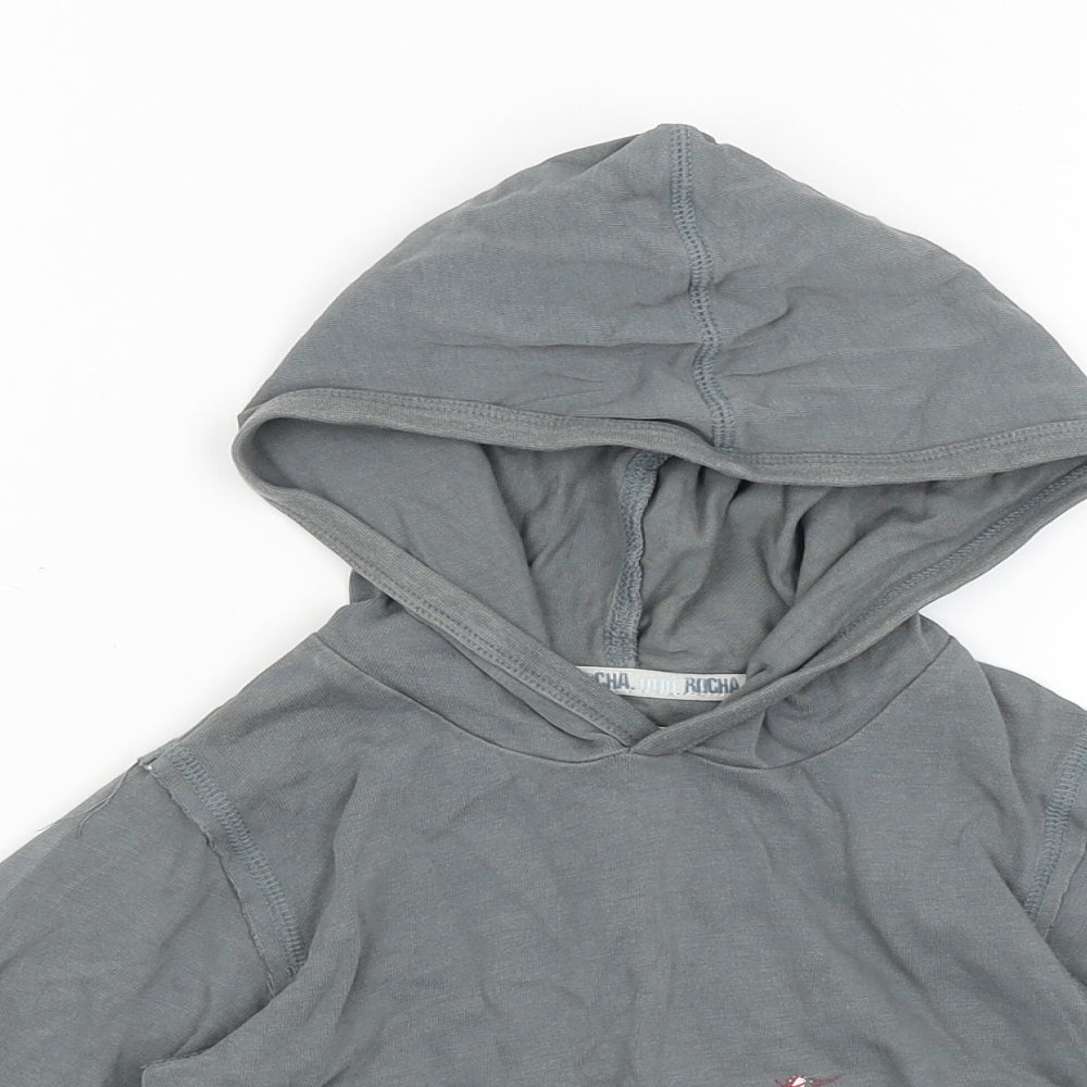 John Rocha Boys Grey   Pullover Hoodie Size 2-3 Years  - Bumper Cars