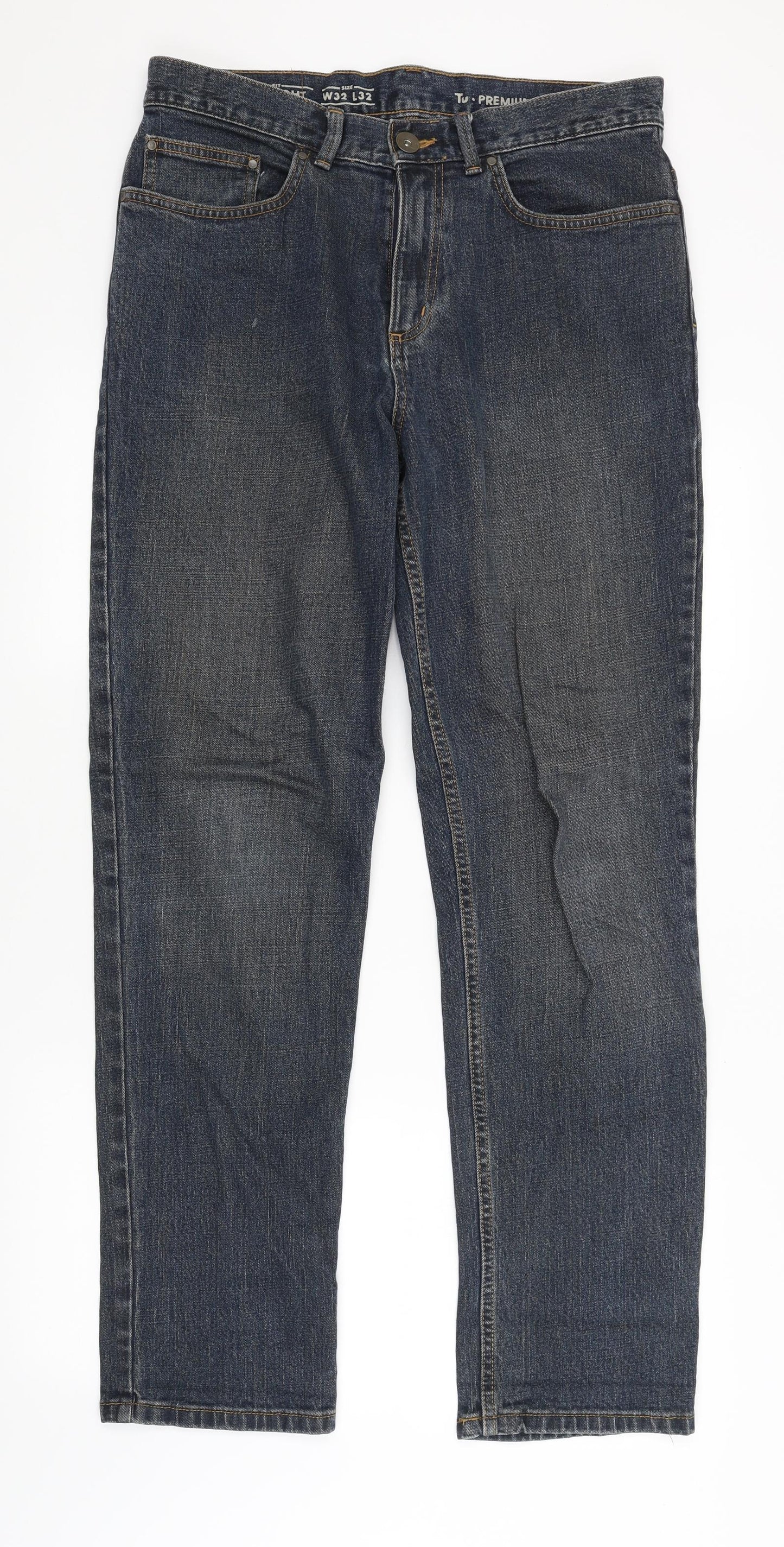 TU Mens Blue   Straight Jeans Size 32 in L31 in