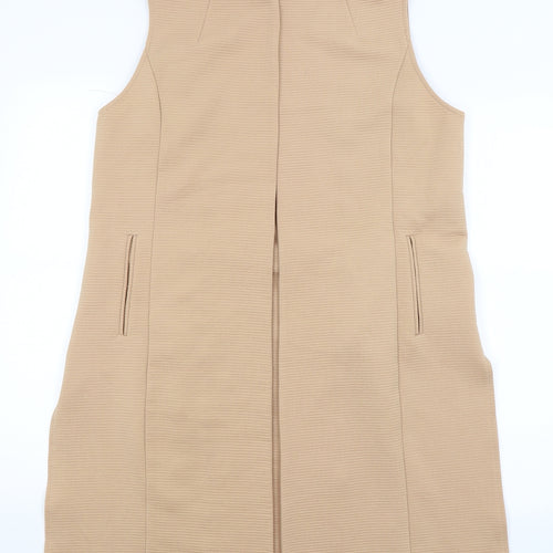 Peacocks Womens Beige   Wrap Jumper Size 16