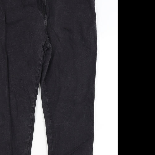 LJ Collection Womens Black   Skinny Jeans Size 16 L28 in