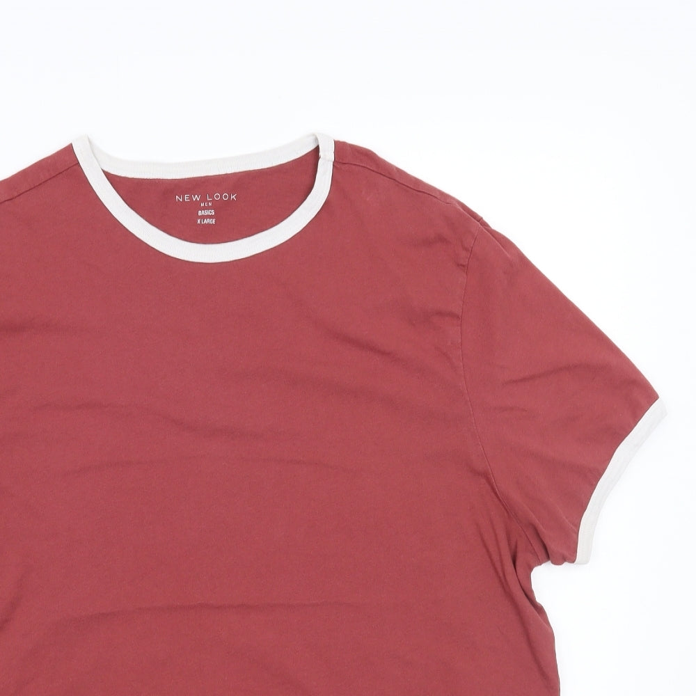 Newlook Mens Orange    T-Shirt Size XL