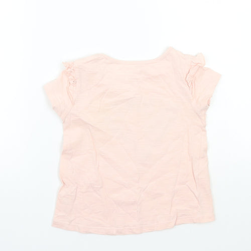 TU Girls Pink   Basic T-Shirt Size 5 Years