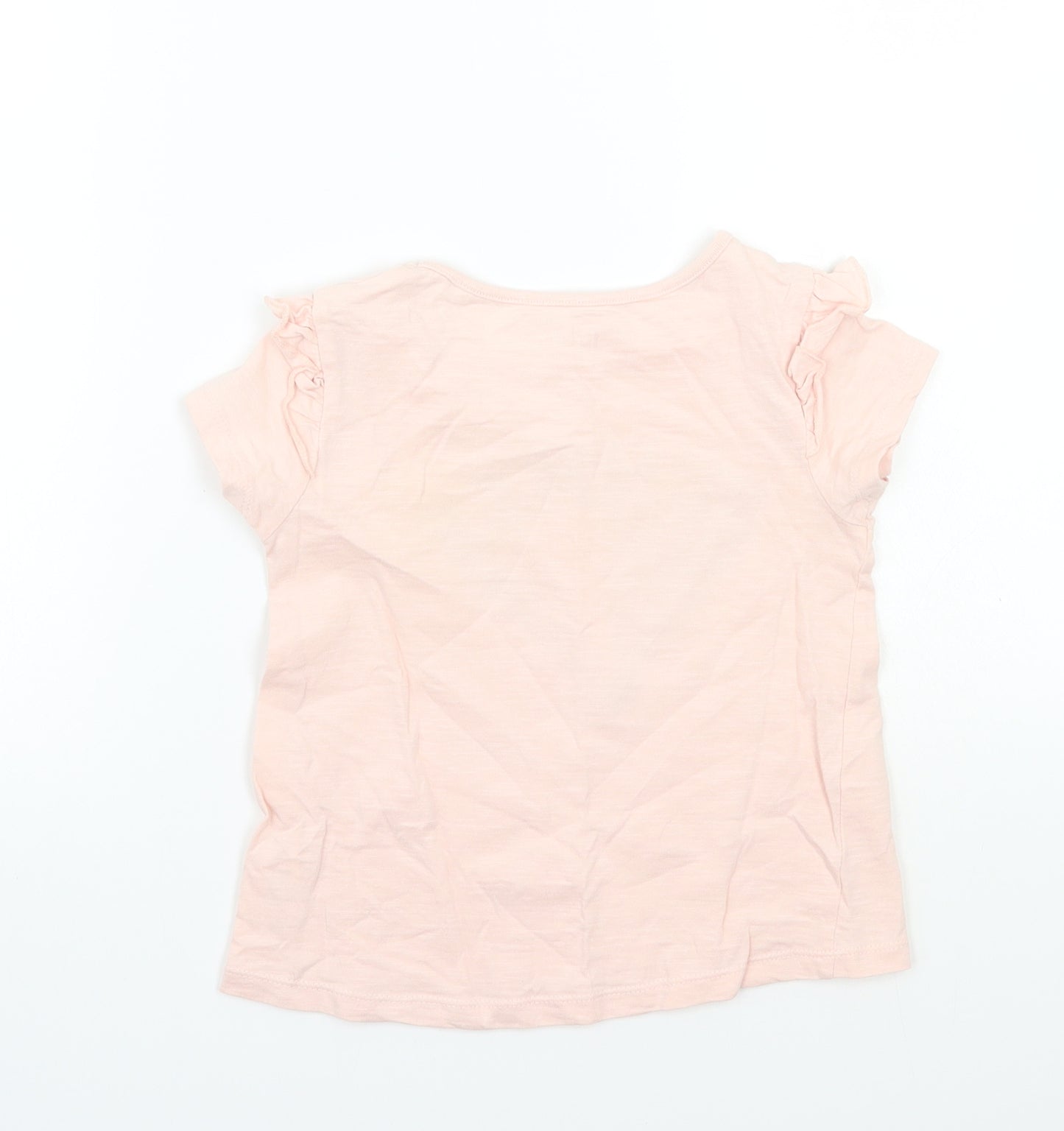 TU Girls Pink   Basic T-Shirt Size 5 Years
