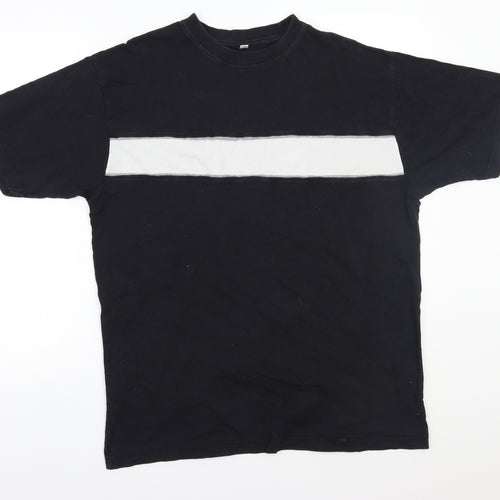 Preworn Mens Black    T-Shirt Size XL