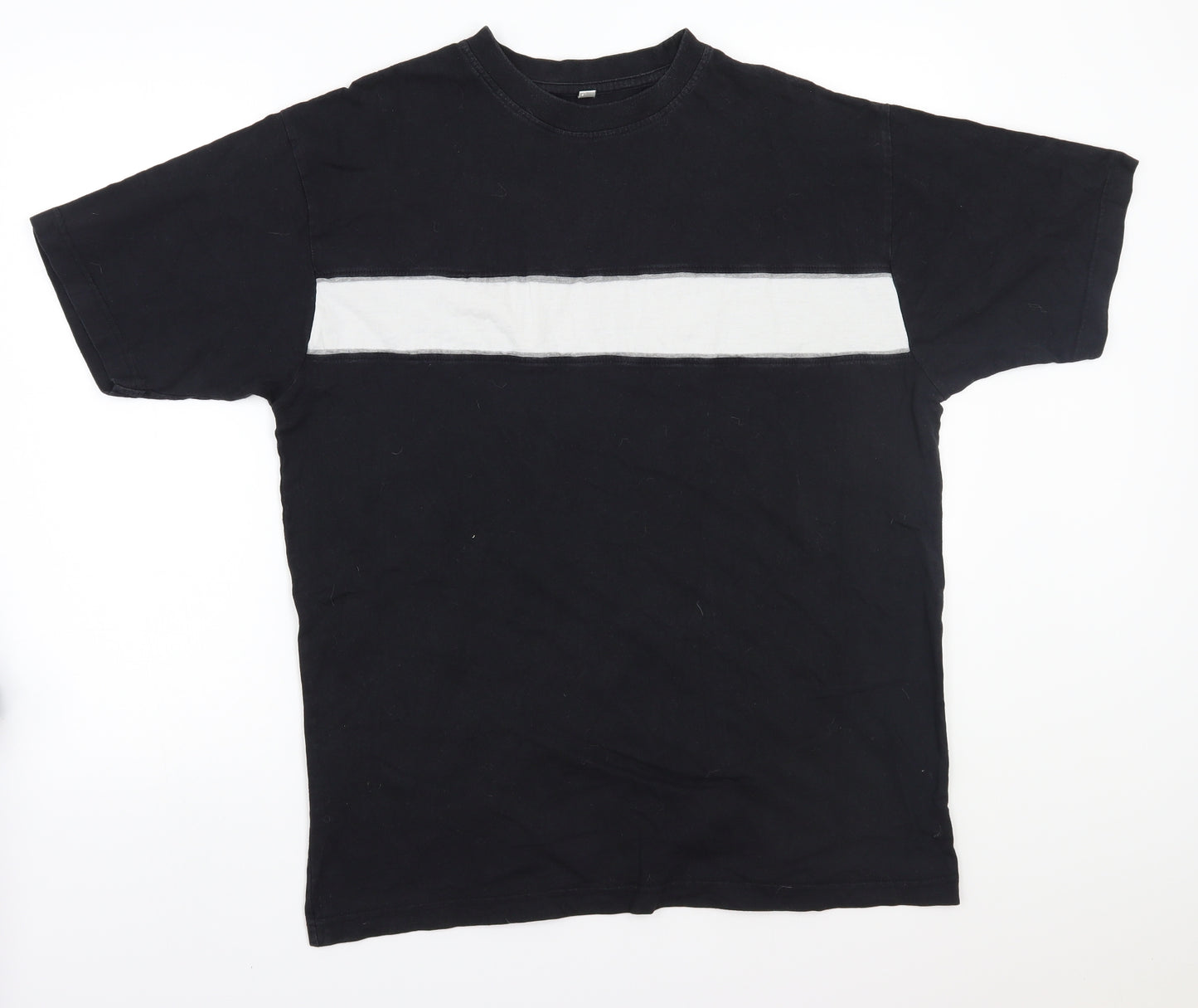 Preworn Mens Black    T-Shirt Size XL