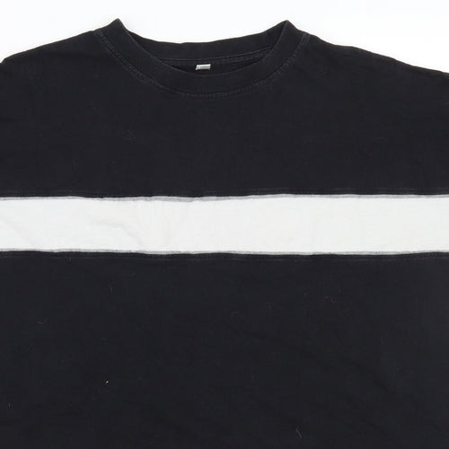 Preworn Mens Black    T-Shirt Size XL