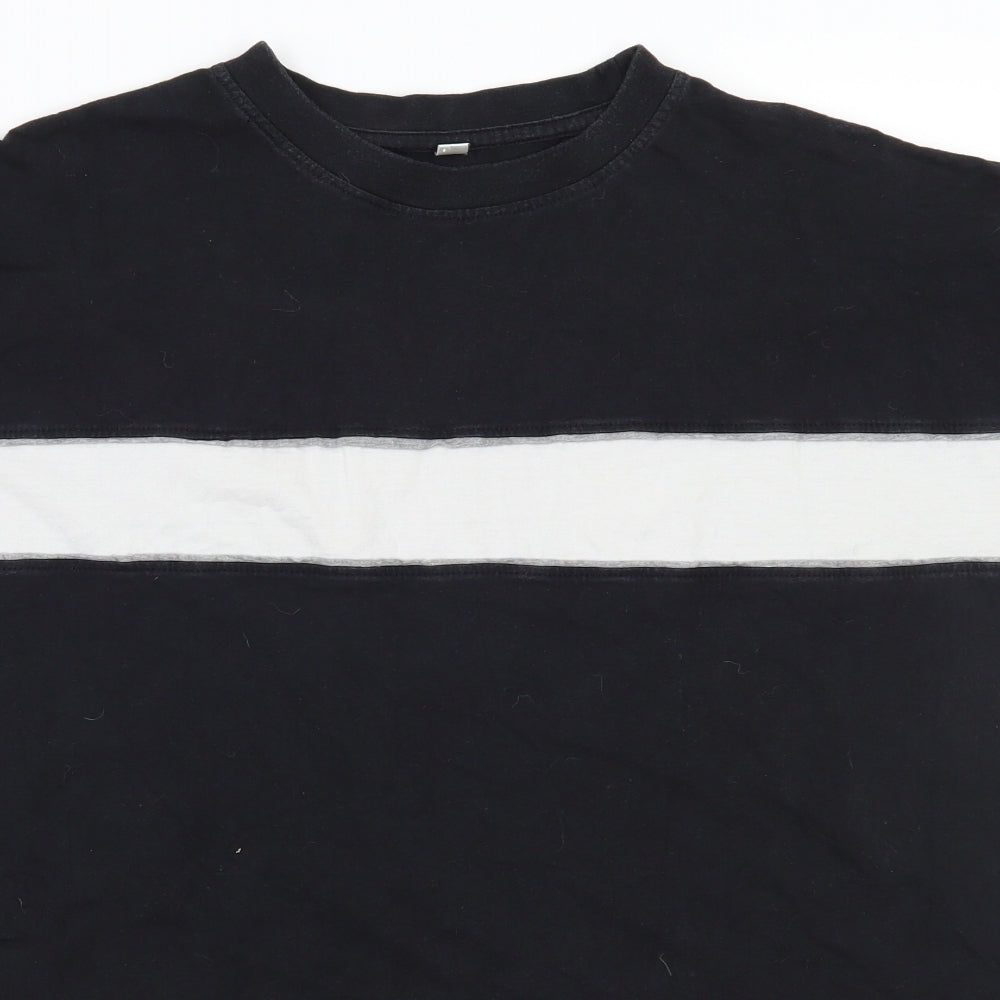 Preworn Mens Black    T-Shirt Size XL