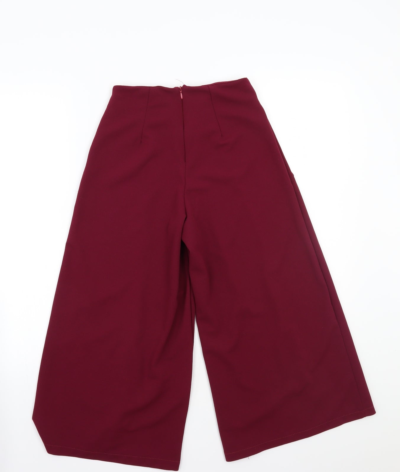 Boohoo Womens Purple   Cropped Trousers Size 8 L20 in