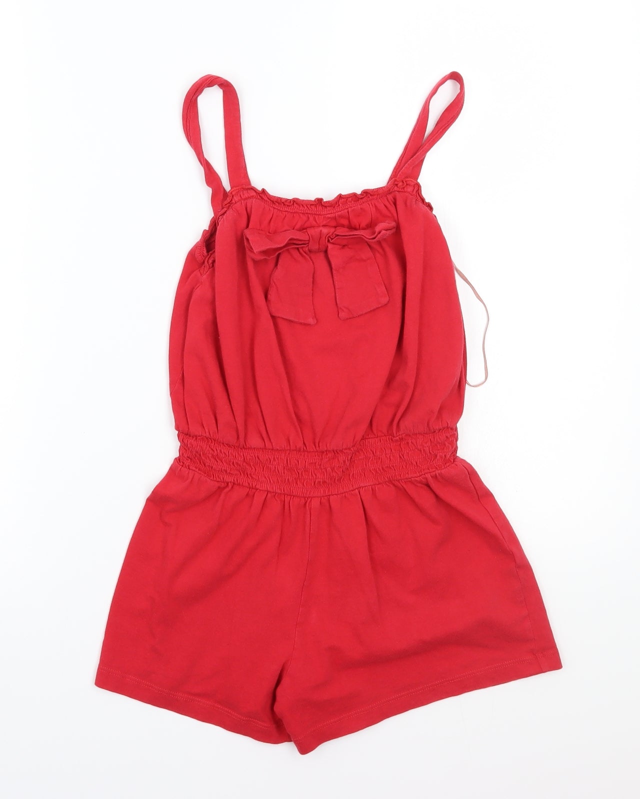 George Girls Red   Playsuit One-Piece Size 9-10 Years