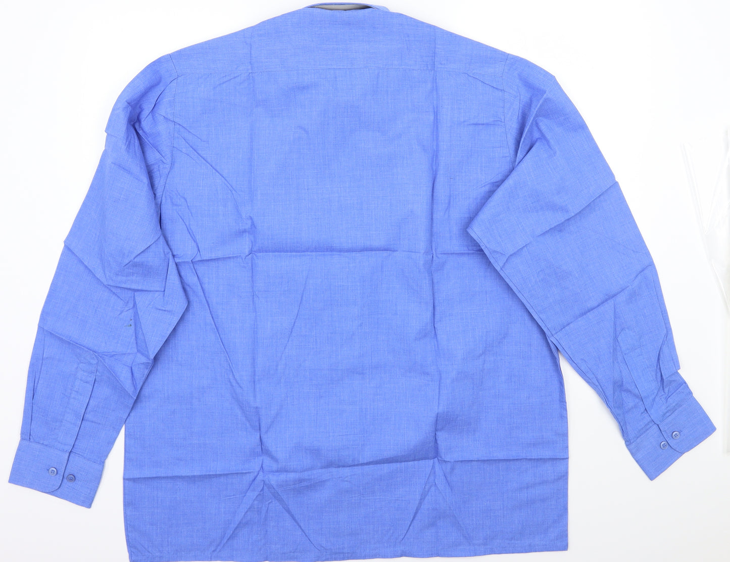 Classics Mens Blue    Button-Up Size 17