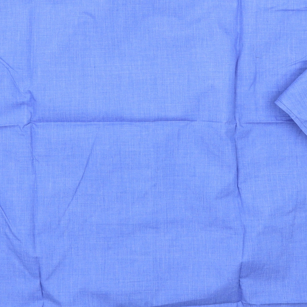 Classics Mens Blue    Button-Up Size 17