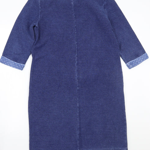 The white stuff Womens Blue  Rayon A-Line  Size 14