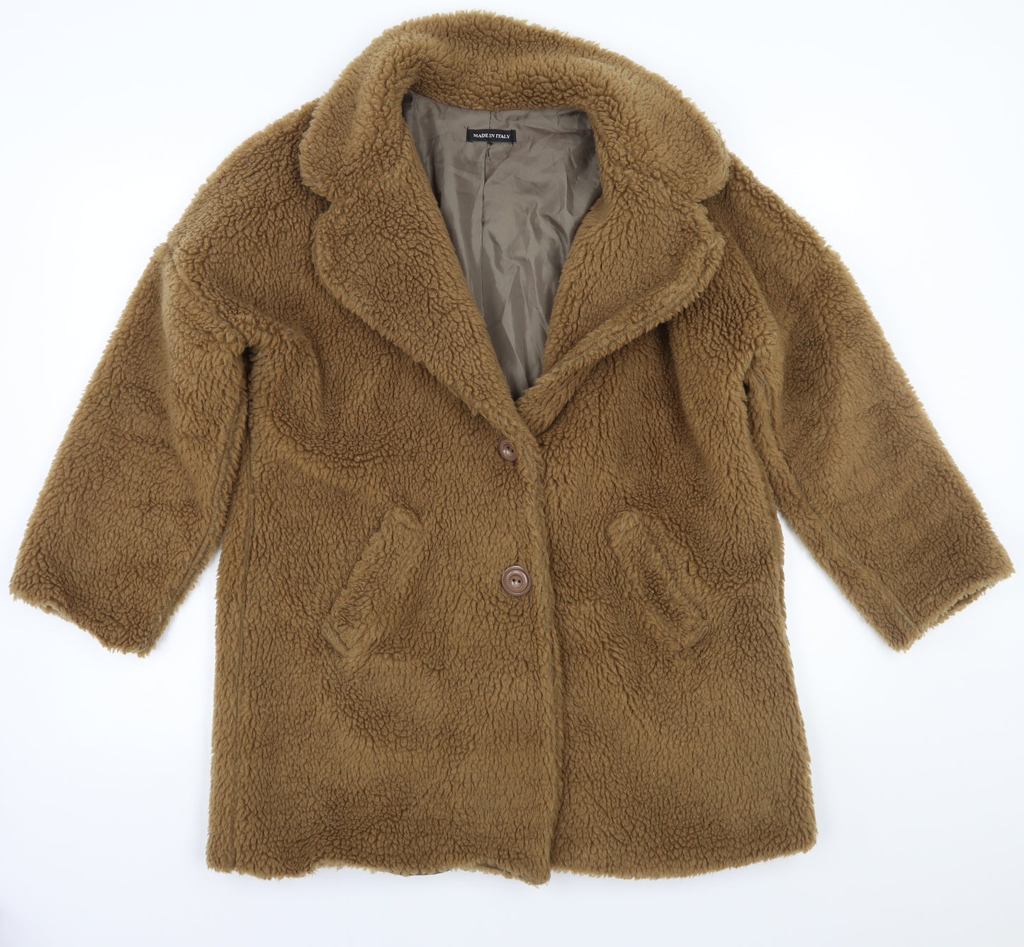 Preworn Womens Brown   Jacket Coat Size L