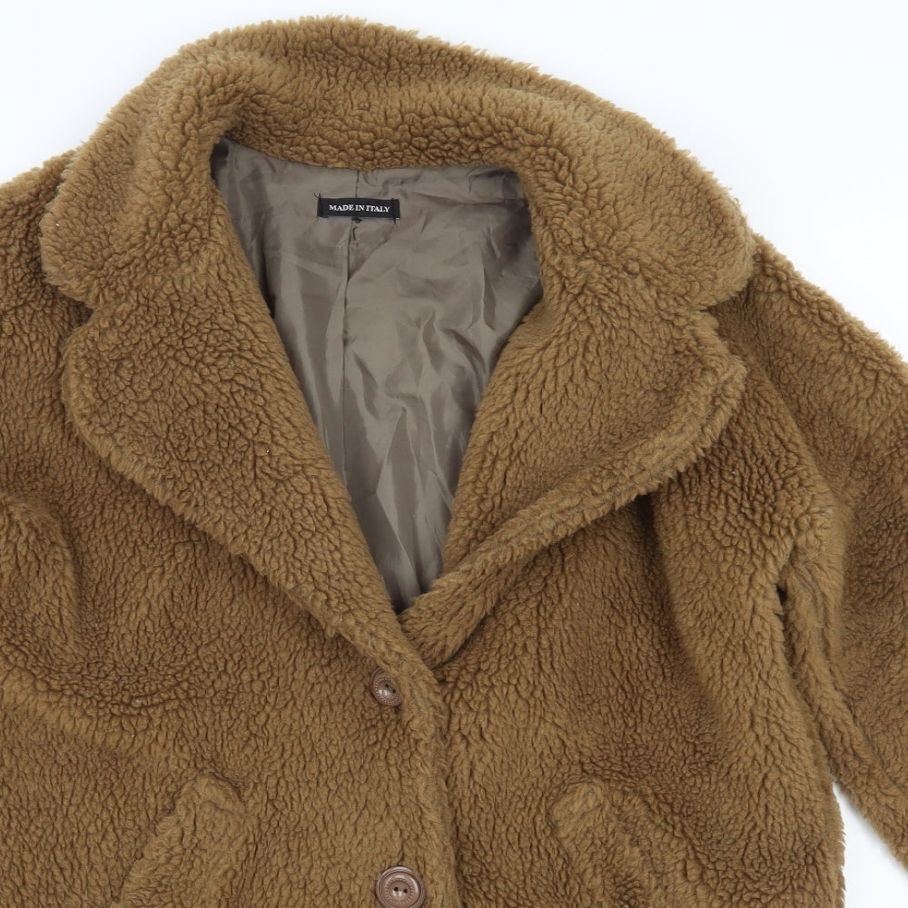 Preworn Womens Brown   Jacket Coat Size L