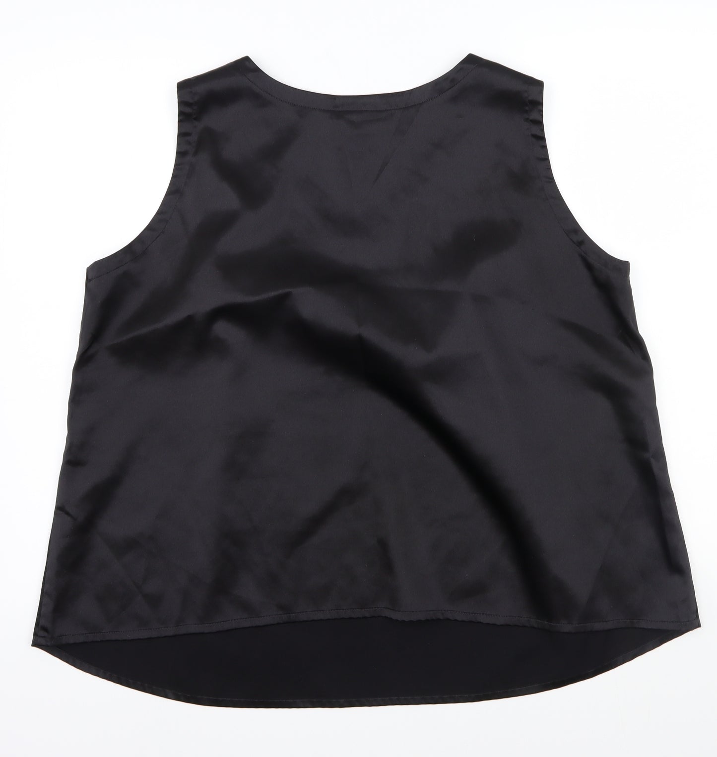 BB Womens Black   Basic Blouse Size L