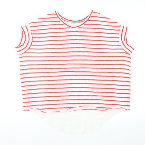 Atmosphere Womens Red Striped  Pullover Jumper Size 10