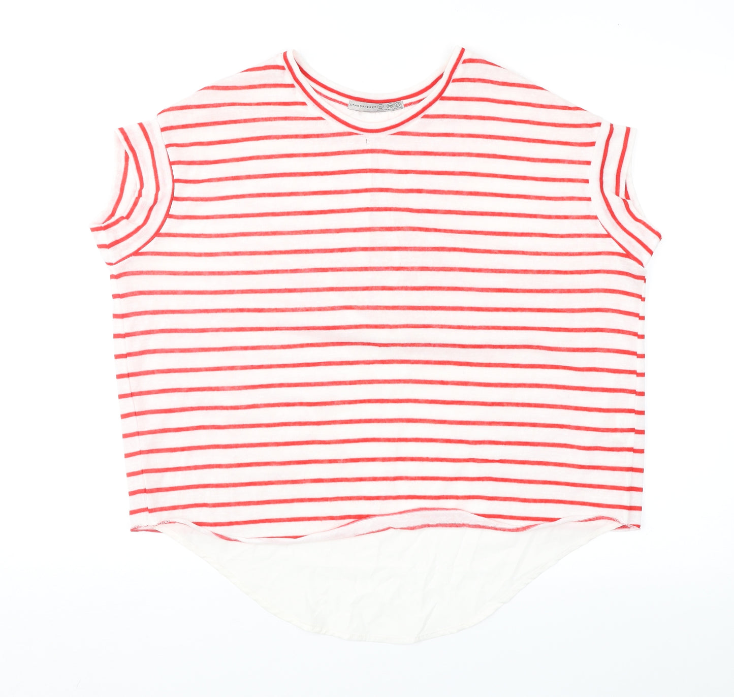 Atmosphere Womens Red Striped  Pullover Jumper Size 10