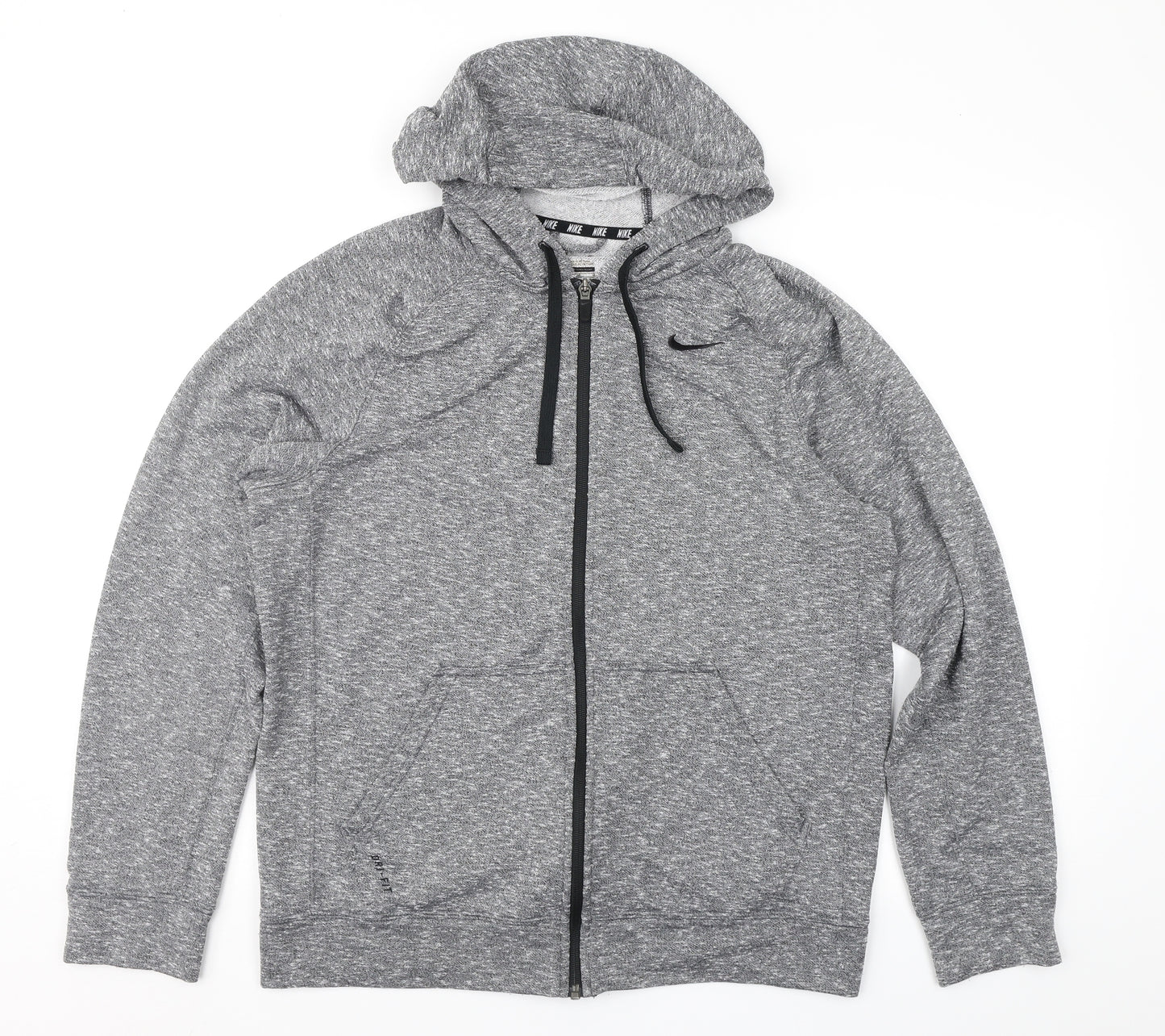 Nike Mens Grey   Full Zip Hoodie Size M