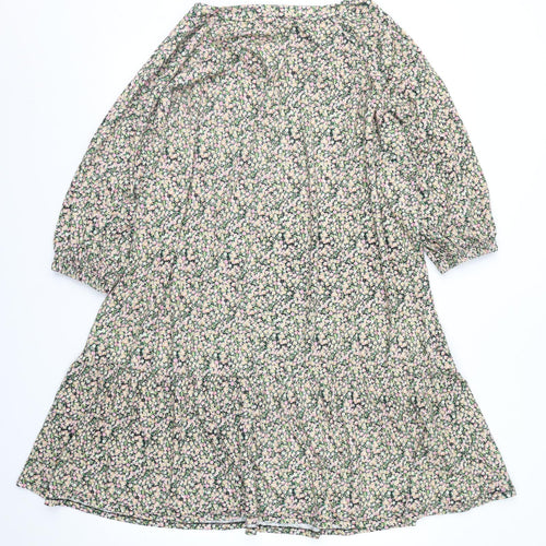 ASOS Womens Multicoloured Floral  Fit & Flare  Size 18