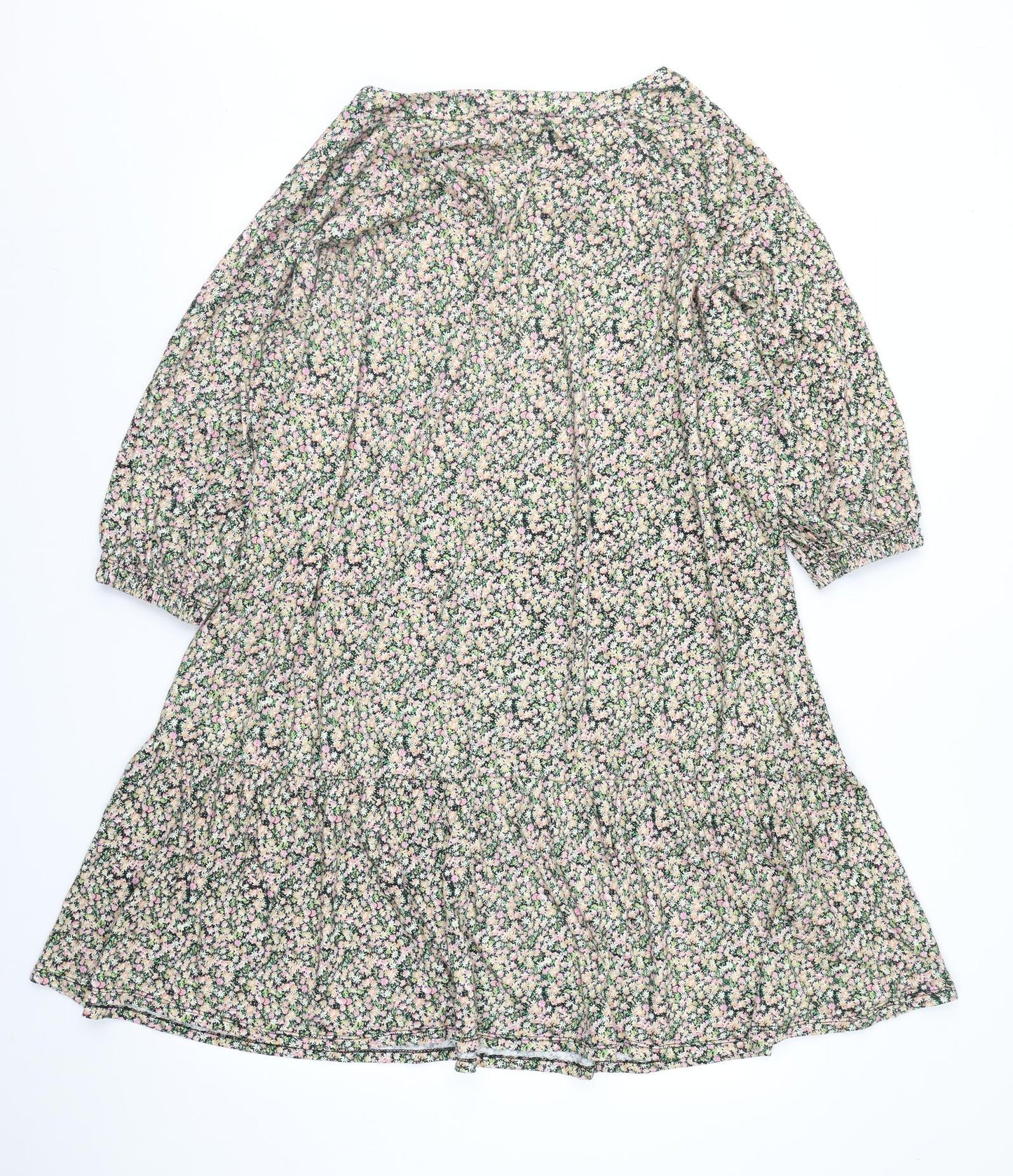ASOS Womens Multicoloured Floral  Fit & Flare  Size 18