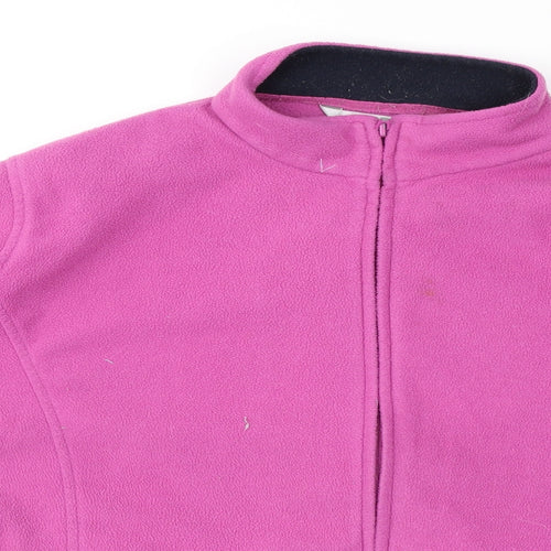 EWM Womens Pink  Fleece Jacket  Size XL